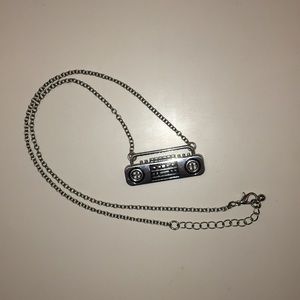Stereo charm necklace
